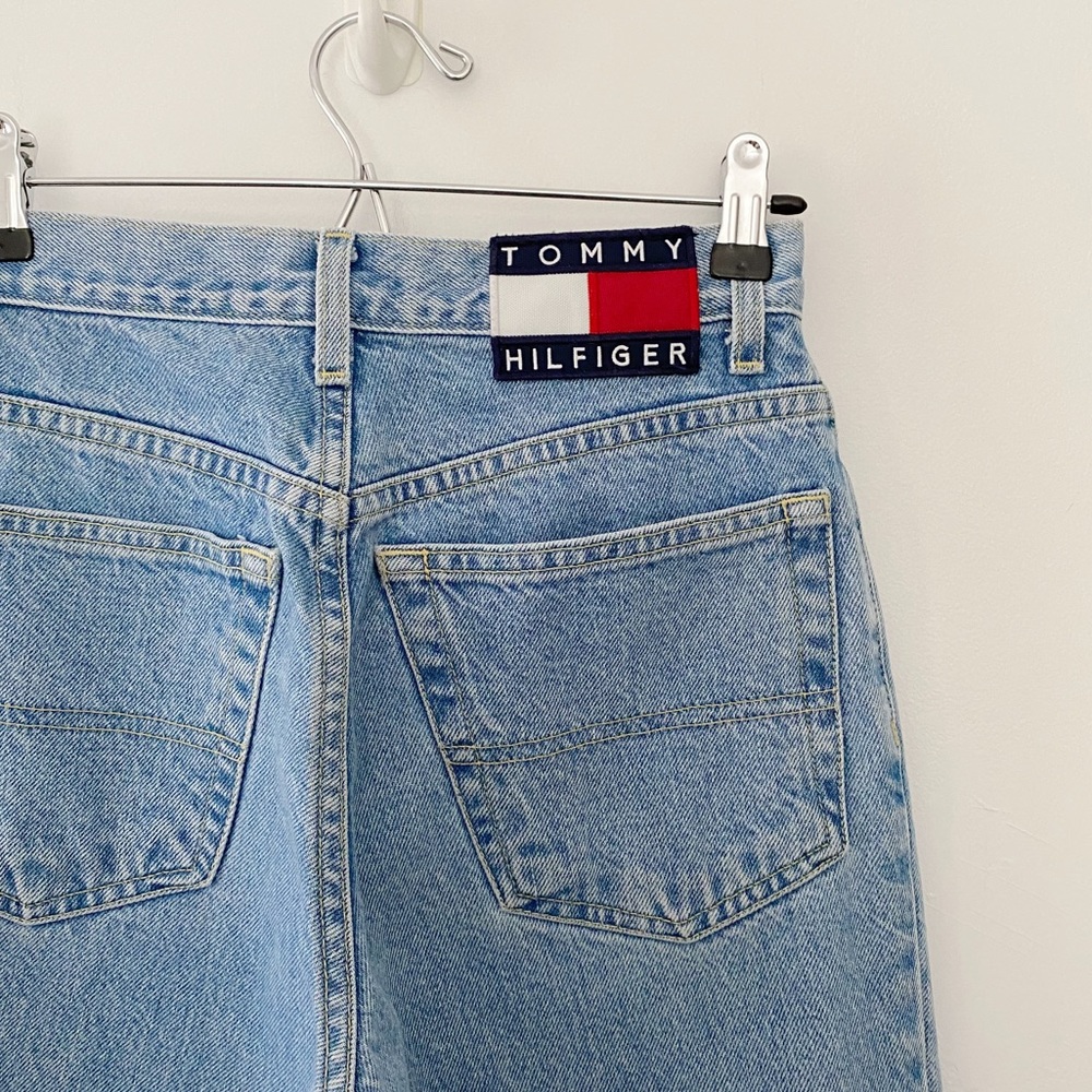 Tommy Hilfiger Vintage ‘98 High Rise Slim Straight Leg Jeans Size 3 - Picture 8 of 11